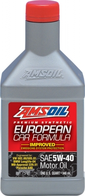 European Car Formula 5W-40 Improved ESP Synthetic Motor Oil